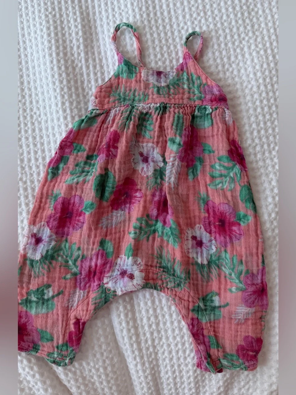 Angel Dear Floral Romper Baby Girl 6-12 months
